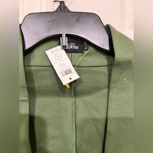 Green Square neck Jersey Dress, Saturday by Kate Spade. Size S